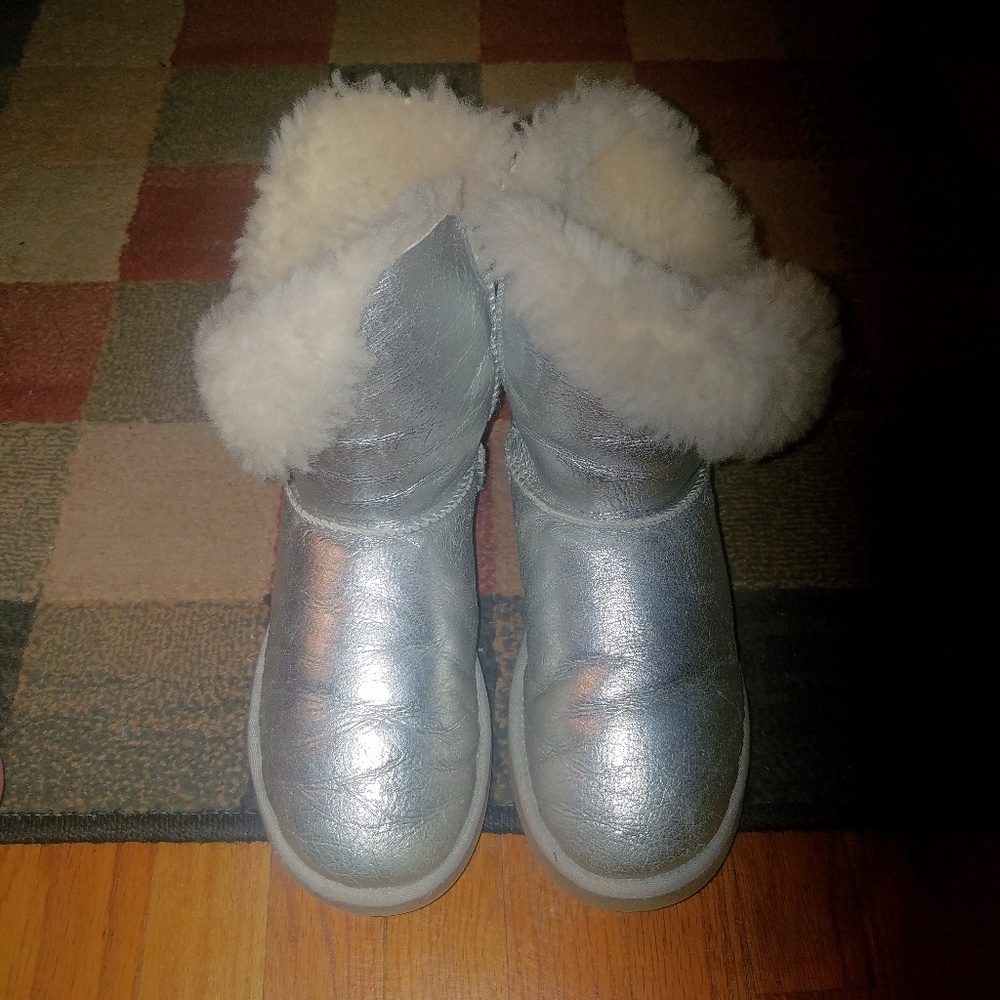 Glitter silver Uggs